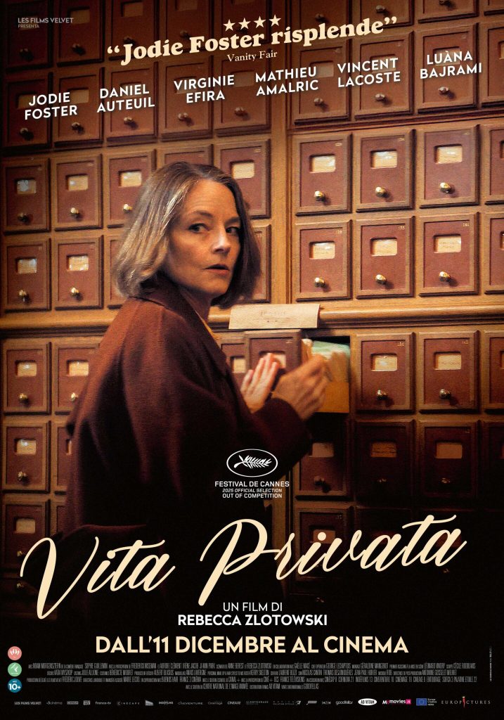 VITA PRIVATA con Jodie Foster dall'11 dicembre al cinema